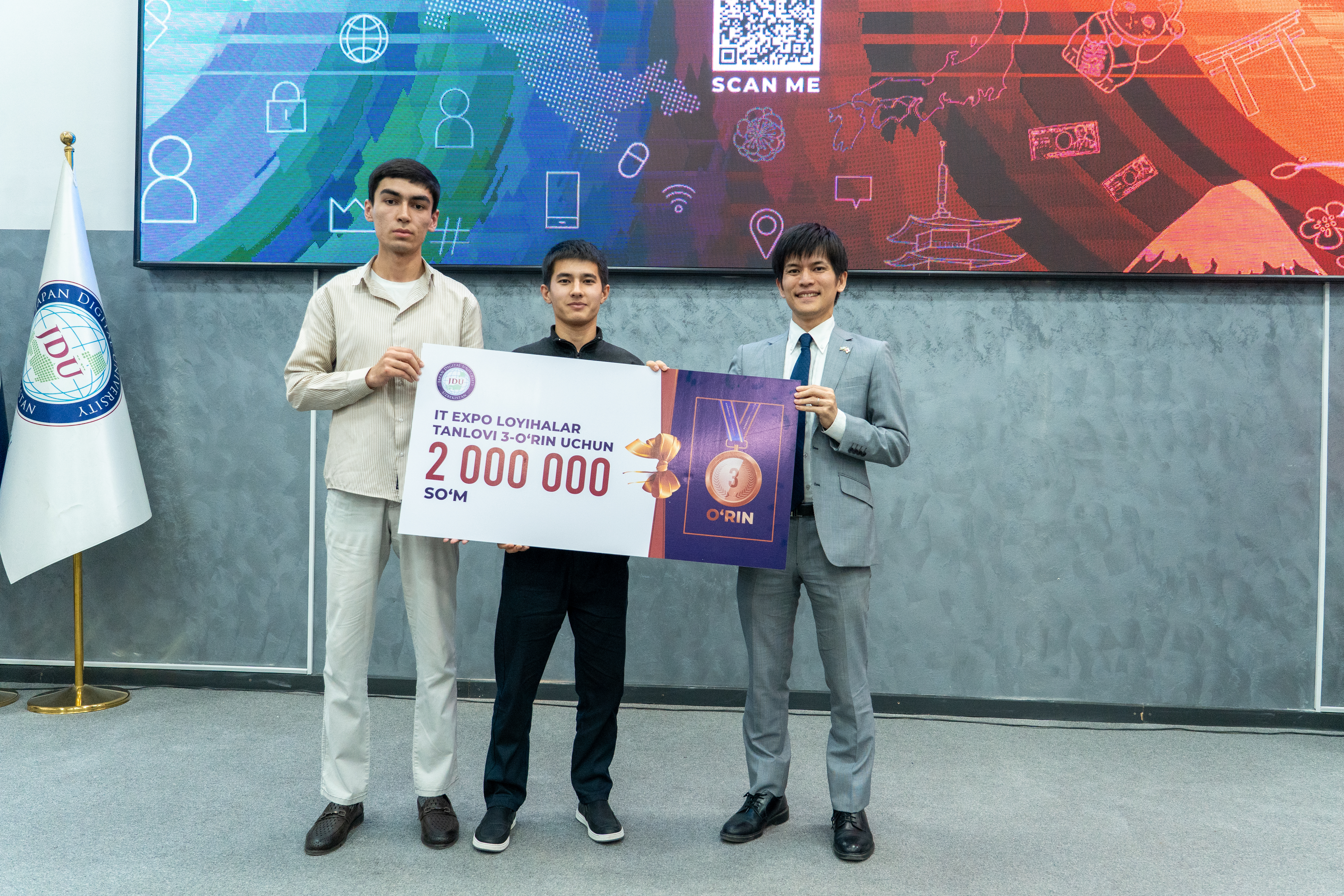 「IT EXPO & JAPAN FEST 2026」でKanji.uzプロジェクトが3位を獲得 - rasm 2